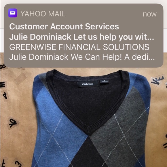 Blue Academic Argyle Sweater - Picture 4 of 5